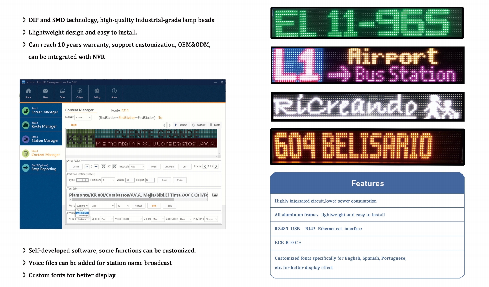 LED Bus / Tram Display Boards,Destination displays,Bus LCD Display(图12) LED Bus / Tram Display Boards,Destination displays,Bus LCD Display(图12)