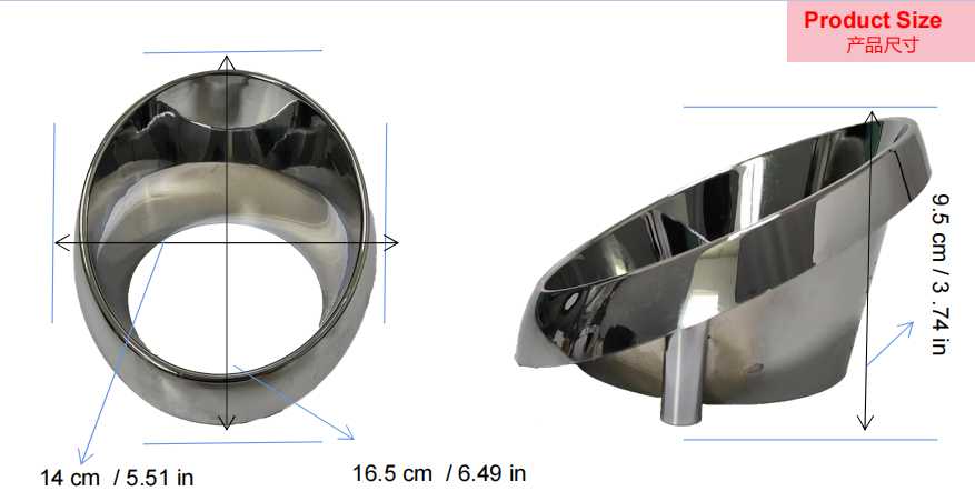 Plating-silver 2 PCS Fog Lamp Support(图1)