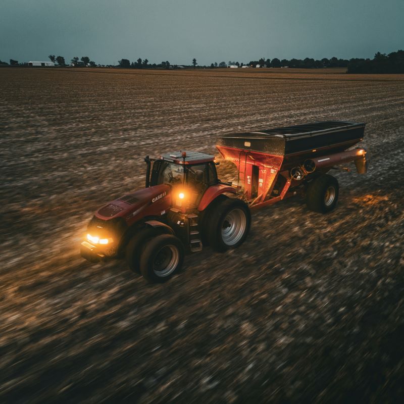 Flush Mount Amber LED Warning Lights for Agricultural Machinery